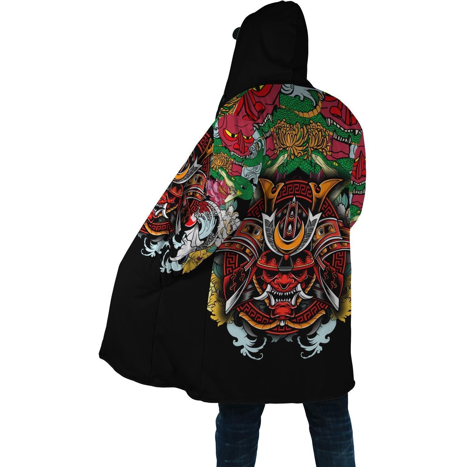 Tengu Demon Japanese demon Cloak Hoodie Coats & Jackets Infinit Store Infinit Store Infinit Sneakers