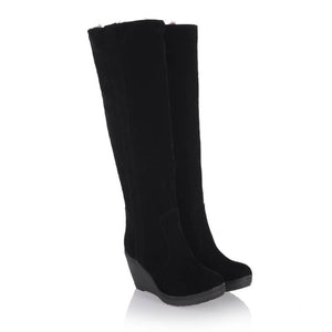Valkeria HT300 Women's Tall Winter Boots high heels boots for women Shoes Black / US 4 / EU 34 Foot Length ( 22 cm / 220 mm ) Women Infinit Store Infinit Store Infinit Sneakers