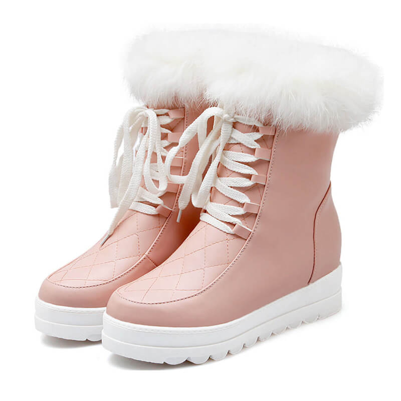 Valkeria T200 fashion womens winter boots 2022 Shoes Pink / US 4 / EU 35 Foot Length ( 22 cm / 220 mm ) Women Infinit Store Infinit Store Infinit Sneakers