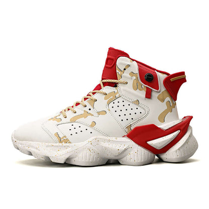 Velzard Senshi Combatan warrior high top sneakers Shoes Red / US 6.5 / UK 6 / EU 39 ( 24.5 cm / 245 mm ) Infinit Store Infinit Store Infinit Sneakers