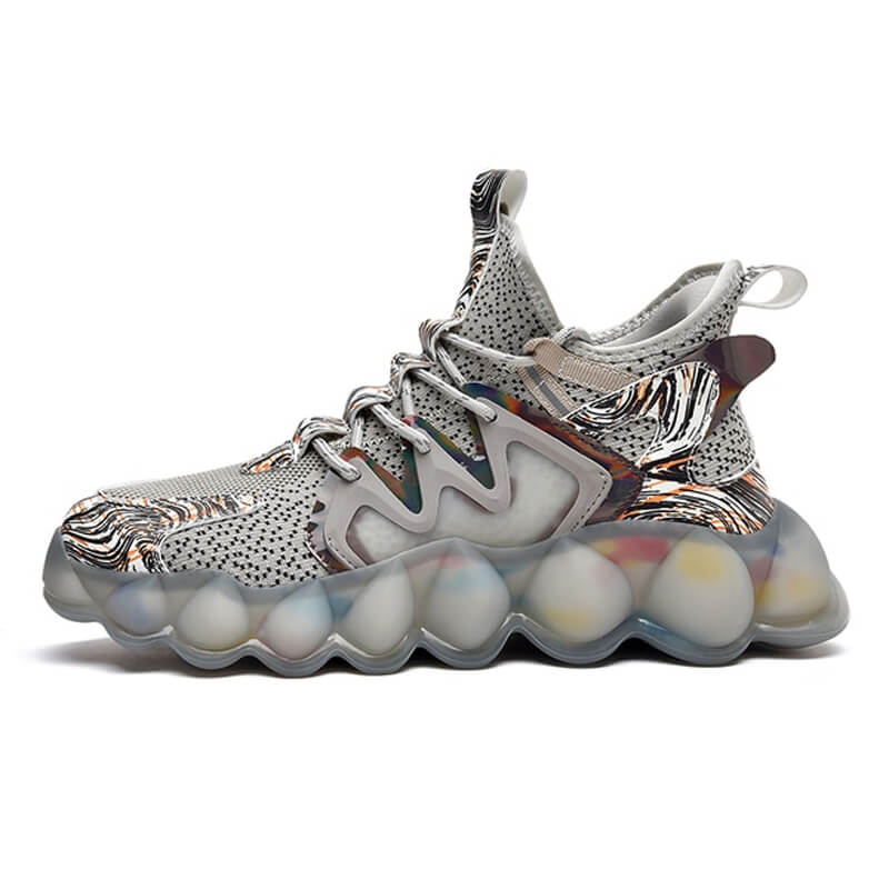 Velzard Xtreme Sneakers chunky ugly shoes Shoes Beige / US 10 / UK 9.5 / EU 44 Foot Length ( 27.5 cm / 275 mm ) Infinit Store Infinit Store Infinit Sneakers