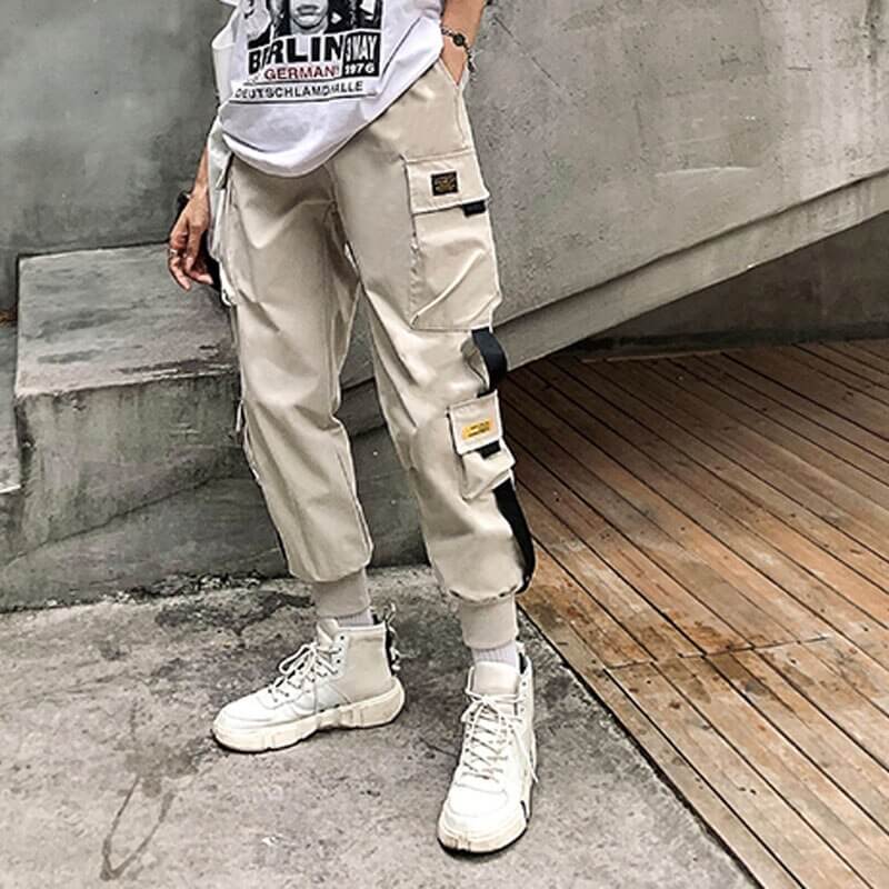Fashion Streetwear Cargo Pants Women Casual Joggers Black High Waist Loose  Female Trousers Korean Style Pants – the best products in the Joom Geek  online store