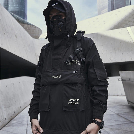 XGXF Windbreaker Jackets Coats & Jackets Imperial Black / XXL Infinit Store Infinit Store Infinit Sneakers