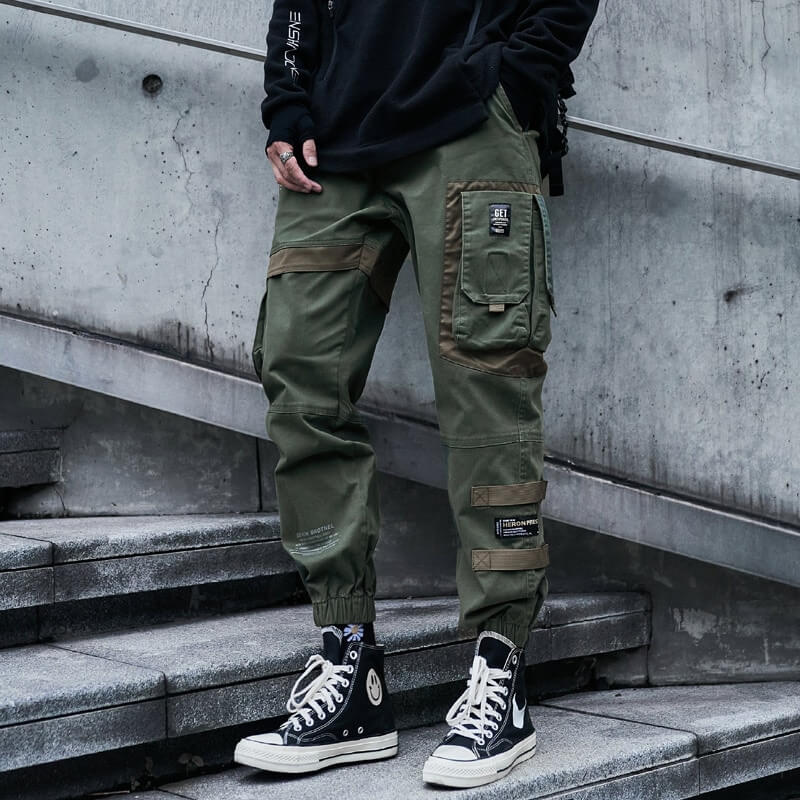 JH Green Cargo Pants tactical Japanese black Techwear cotton pants 2022 Snow Pants & Suits Infinit Store Infinit Store Infinit Sneakers