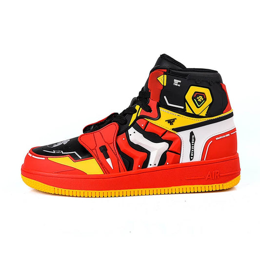 evangelion shoes anime costum sneakers 2022 Shoes Red / US 5 / UK 4.5 / EU 36 Foot Length ( 23 cm / 230 mm ) Infinit Store Infinit Store Infinit Sneakers