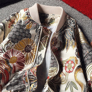 floral bomber jacket japanese embroidery streetwear varsity jackets Coats & Jackets Infinit Store Infinit Store Infinit Sneakers