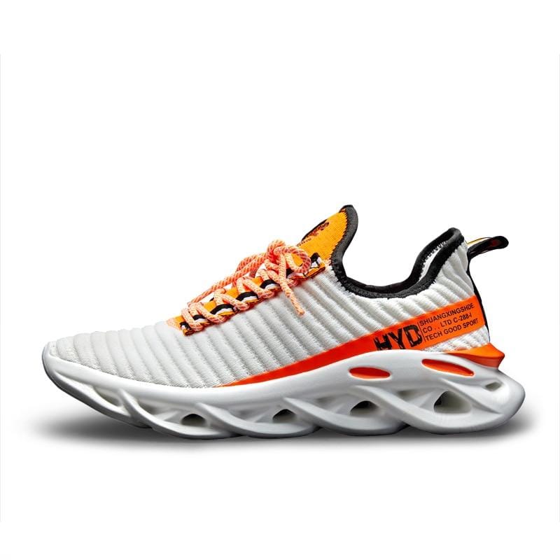 INFINIT HYDRA 'Myth of Argos' Breathable Sneakers Shoes Whiteorange / US 4 / EU 36 Infinit Store Infinit Store Infinit Sneakers