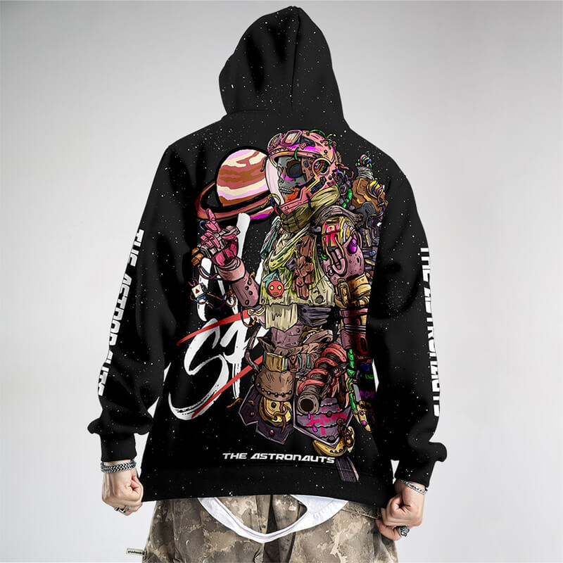 the astronauts streetwear hoodie, Mens Streetwear hoodie japanese streetwear hoodie Shirts & Tops Infinit Store Infinit Store Infinit Sneakers